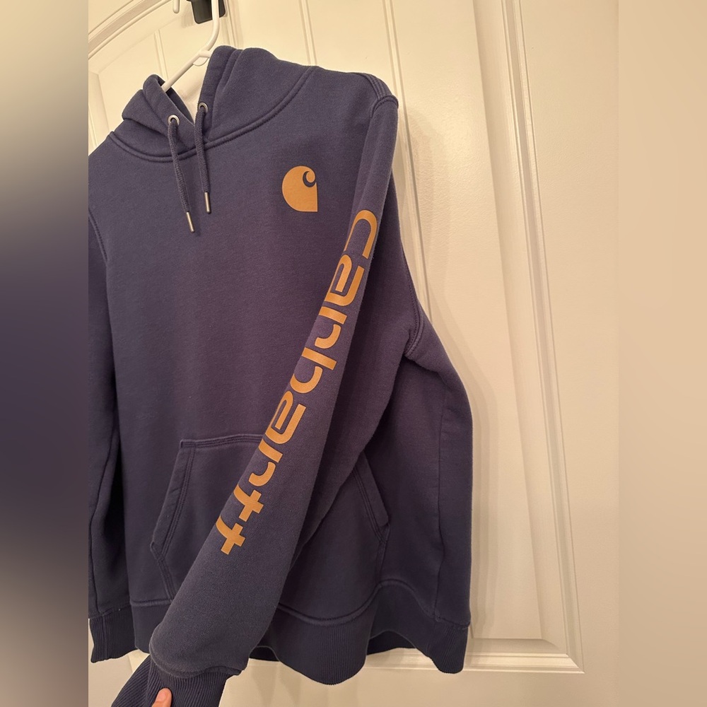 Carhartt Dark Navy Pullover Hoodie